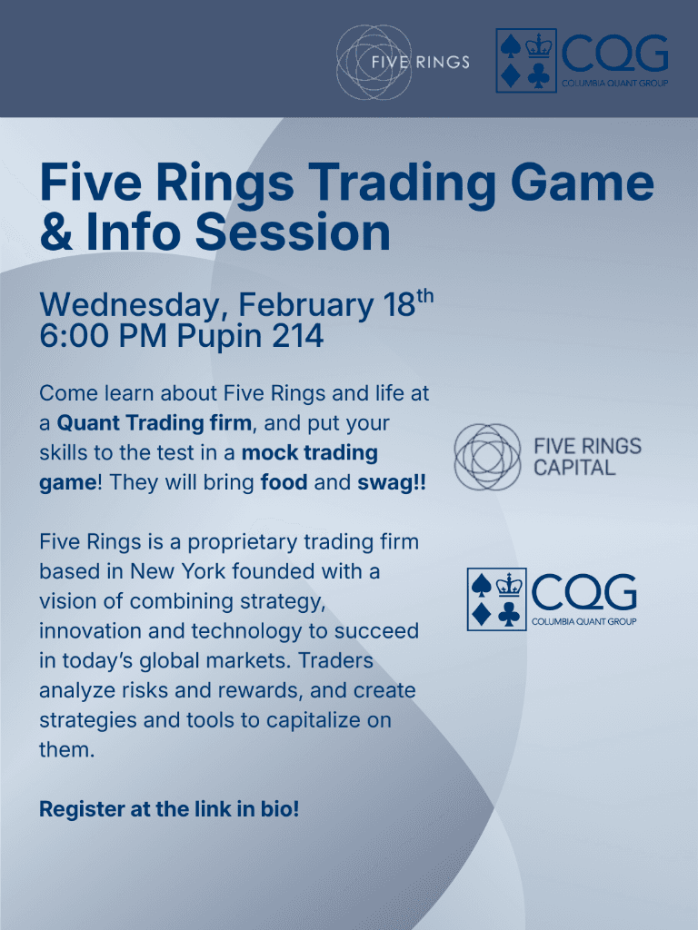Five Rings Trading Game & Information Session