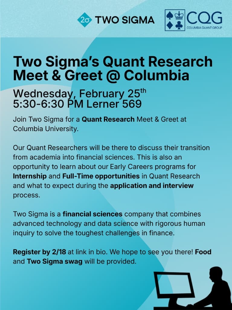 Two Sigma Quant Research Meet & Greet